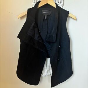 BCBGMaxAzria Black Vest